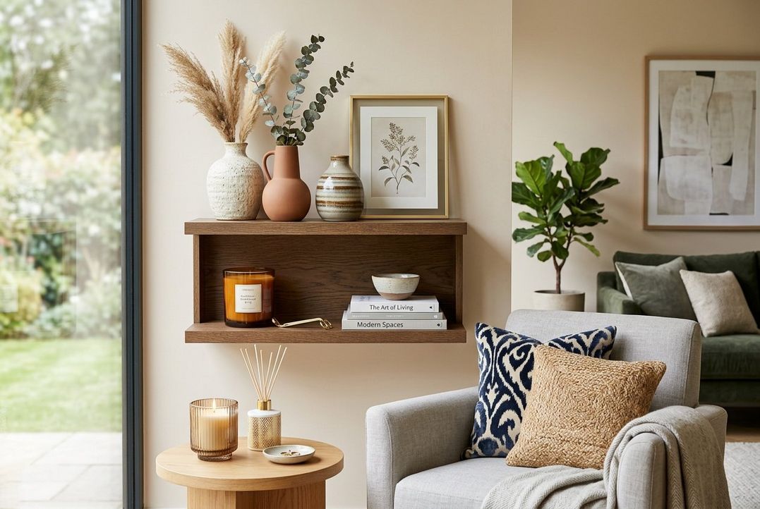 Stue med flotte ting