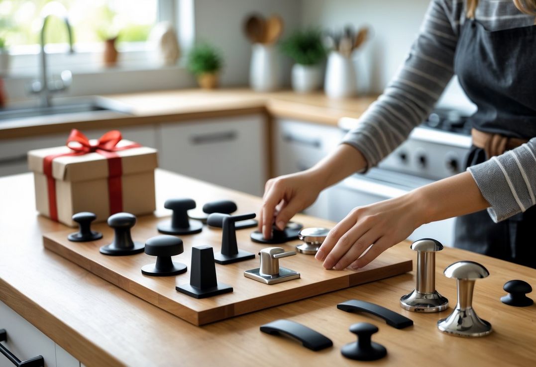Sådan vælger du de perfekte greb til køkken som gaveidé