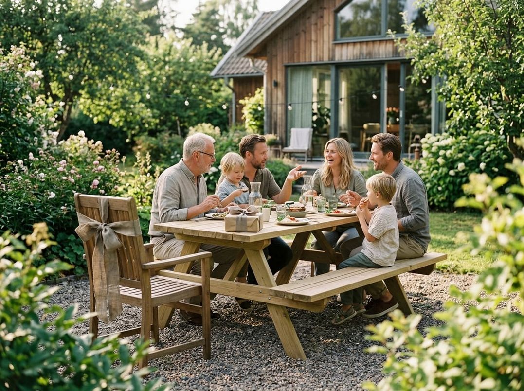 Udendørs bænkesæt som gaveidé en gave der skaber hygge og samvær i haven Udendørs bænkesæt som gaveidé en gave der skaber hygge og samvær i haven
