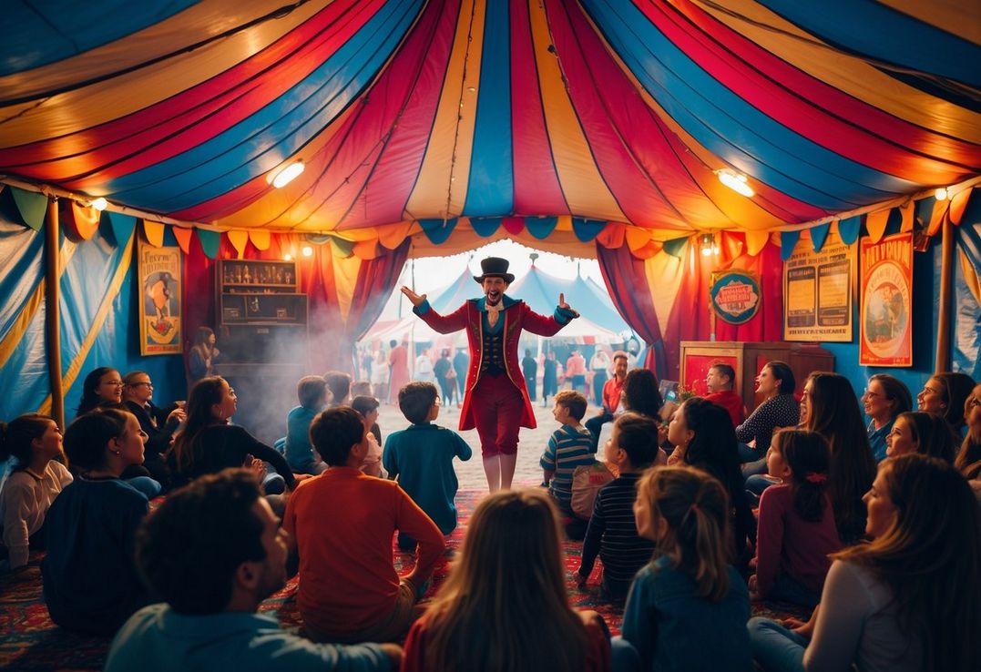 Give en oplevelse i et cirkustelt