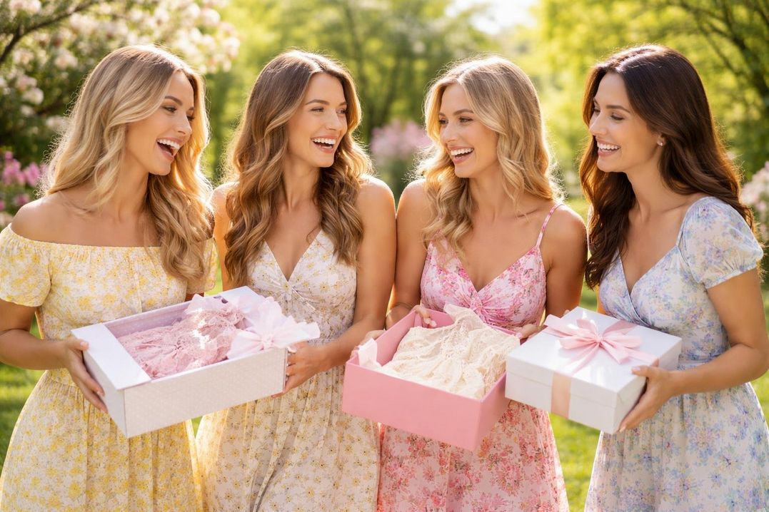 Veninder i sommerkjoler