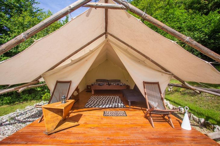 Telt til luksus camping
