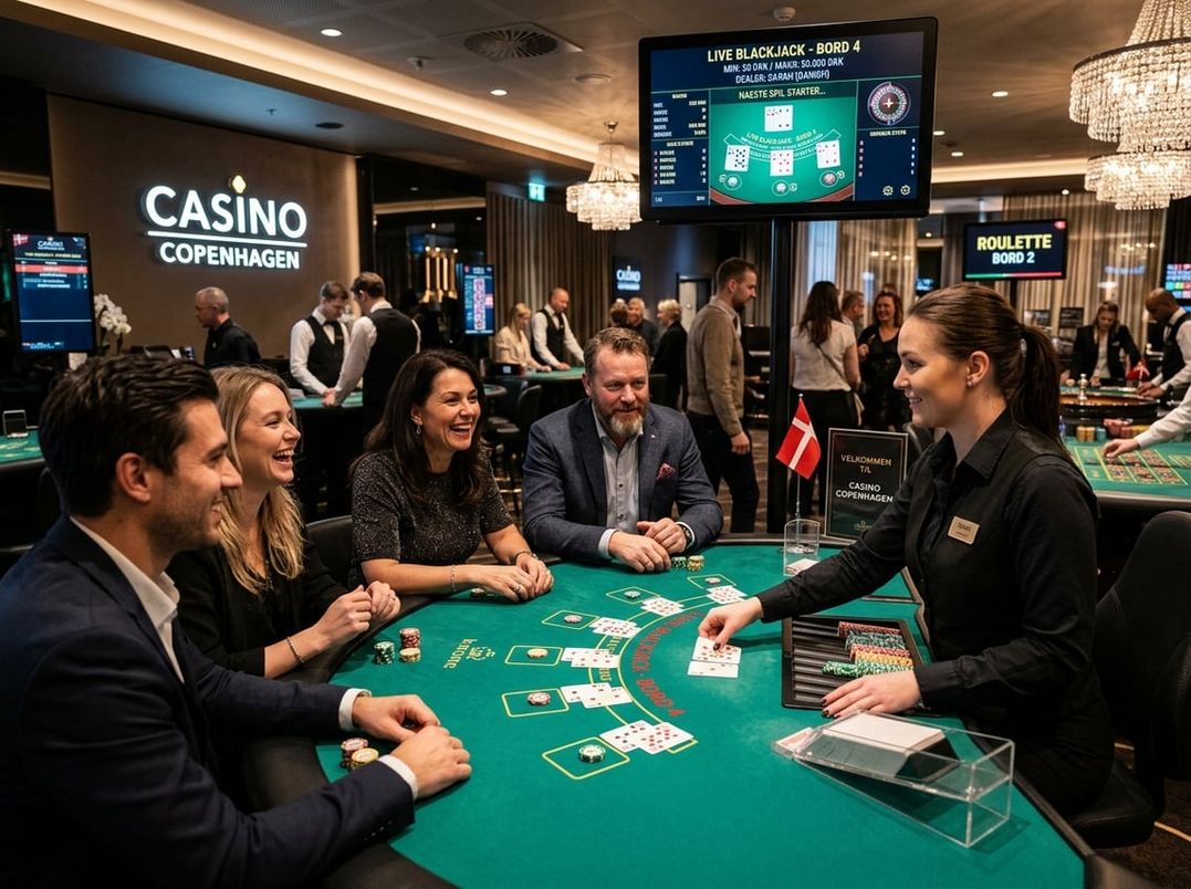 Forskellige mennesker på casino