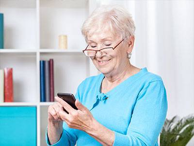 Ældrevenlig mobiltelefon