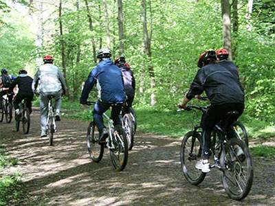 En dag på mountainbike