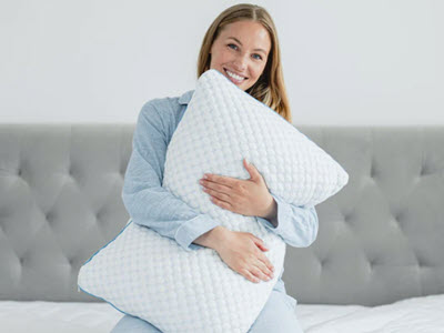 Hovedpude af bambus med kølende effekt