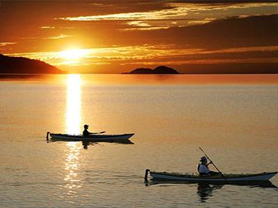 Kajakferie i den Svenske Skærgård