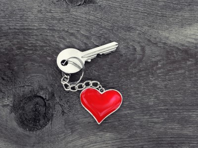 Nøglering med foto eller logo