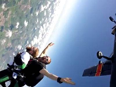 Faldskærmsudspring - Tandem