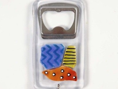 Smart oplukker med glasmosaik